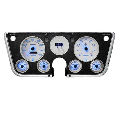 Intellitronix Analog Gauge Cluster Kit Chevy Truck 67-72, Blue LED