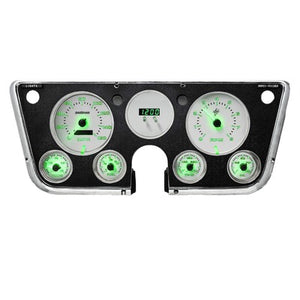 Intellitronix Analog Gauge Cluster Kit Chevy Truck 67-72, Green LED