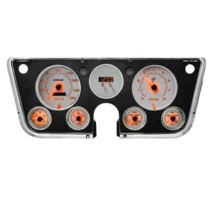 Intellitronix Analog Gauge Cluster Kit Chevy Truck 67-72, Orange LED