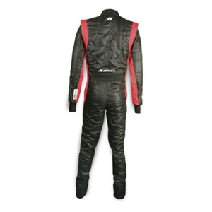 Impact Racing Racer2020 Race Suit Black/Red Back