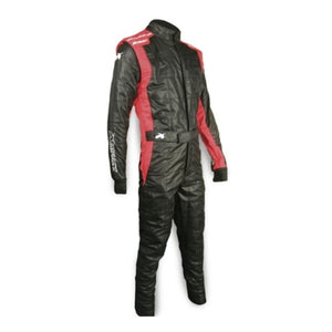 Impact Racer2020 Race Suit - Black/Red Front