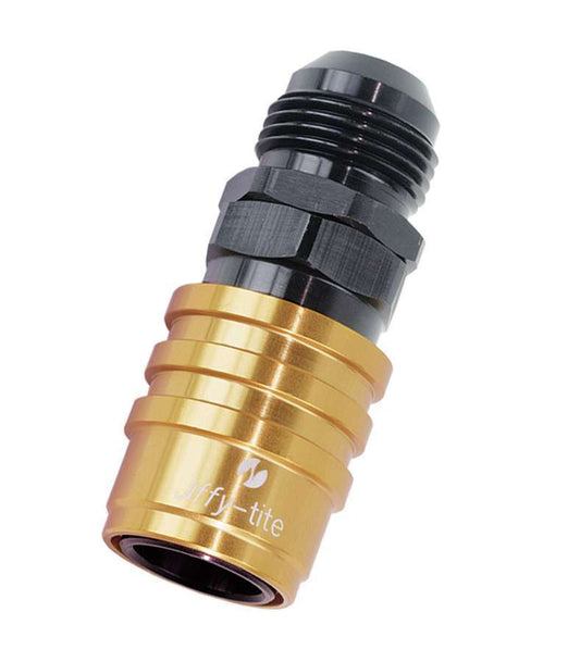 Jiffy-Tite Q/R #12 Male Socket Gold/Black 51412