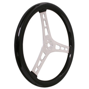 JOES 13in Lightweight Dished Steering Wheel - Rubber Coated