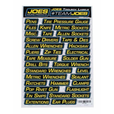 JOES Toolbox Labels