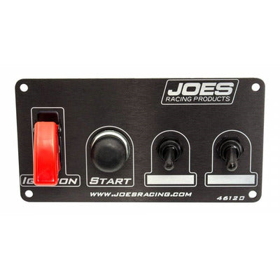 JOES Switch Panel - Flip-Up Ignition/Start w/2 Accessory Switches