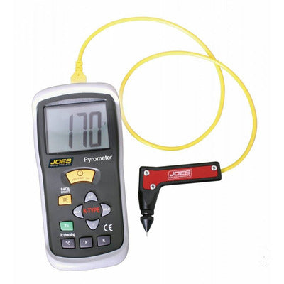 JOES Pyrometer - Deluxe Racing w/Adjustable Probe