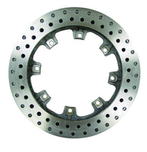 AFCO Racing Cast Iron Brake Rotor Drilled Straight 32 Vane 1.25 Ines Thick 11 3/4 Ines Diameter 8 Bolt 9850-6120