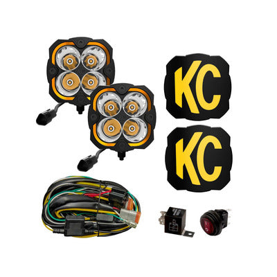 KC HiLiTES Flex Era 4-Light System Spot Beam