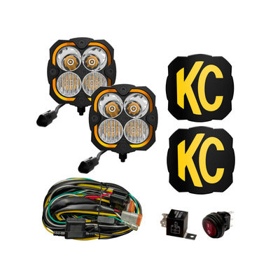 KC HiLiTES Flex Era 4-Light System Combo Beam