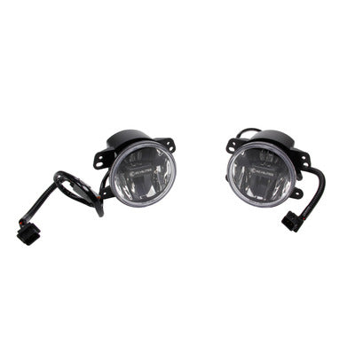 KC HiLiTES Gravity LED G4 Clear Fog Light Kit 497 - Jeep JK