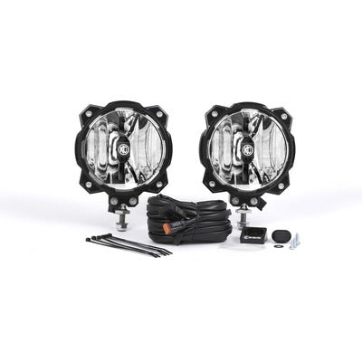 KC HiLiTES Pro6 Gravity LED Light Spot Beam 91301 (Pair) 