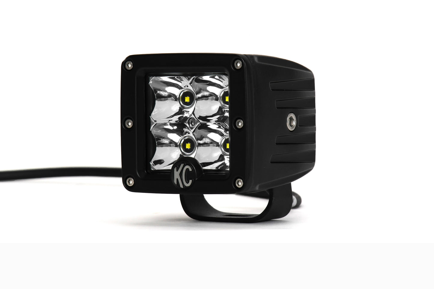 KC HiLiTES C3 LED 3" Amber Spot Light 315 (Pair)