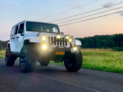 KC HiLiTES Gravity LED Pro Headlights 42341 - 07-18 Jeep JK