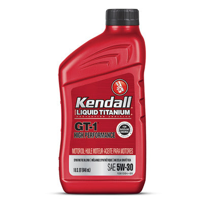 Kendall GT-1 High Performance Oil - 5W30