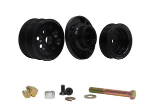 KRC Serpentine Pulley Kit w/SBC Head Mount