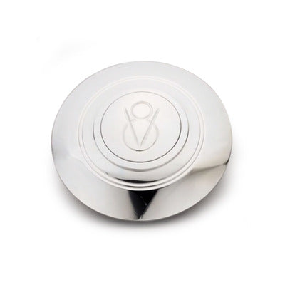 Lecarra Horn Button 3455 Domed V8 Logo Polished 3455