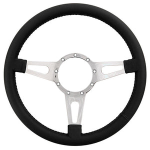 Lecarra Mark 4 Steering Wheel Supreme Polished w/Black Wrap 44201
