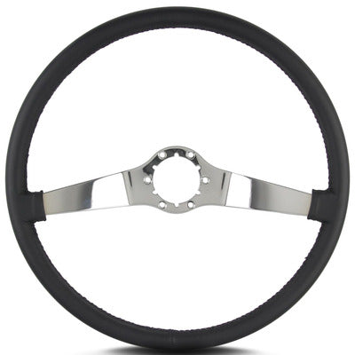 Lecarra Steering Wheel Stainless Steel  Vette Two Smooth