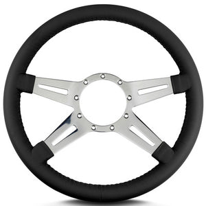Lecarra Mark 9 Steering Wheel Elegante Polished w/Black Wrap 93201