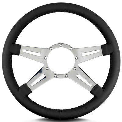 Lecarra Mark 9 Steering Wheel Elegante Polished w/Black Wrap 93201