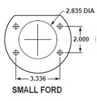 LEED Brakes Rear Disc Brake Conversion Kit - MaxGrip XDS - Ford 8" & 9" Small Bearing