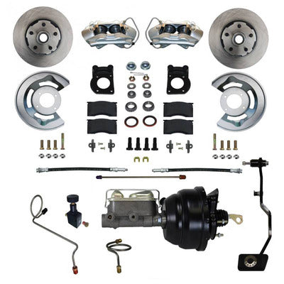LEED Brakes Power Disc Brake Conversion 67-69 Ford with Manual Trans FC0002-X405M