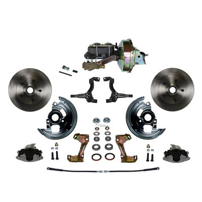 LEED Brakes Power Front Disc Brake Conversion Kit FC1002-E1A1