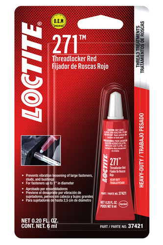 Loctite Threadlocker 271 HD Red 6ml/.20oz 487232