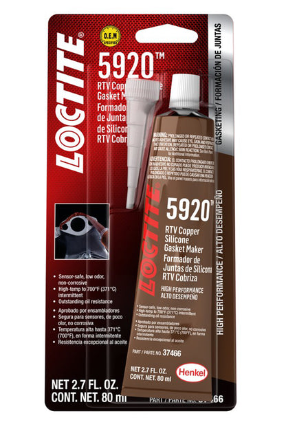 Loctite RTV 5920 Copper Silicone 80ml/2.7oz 491984