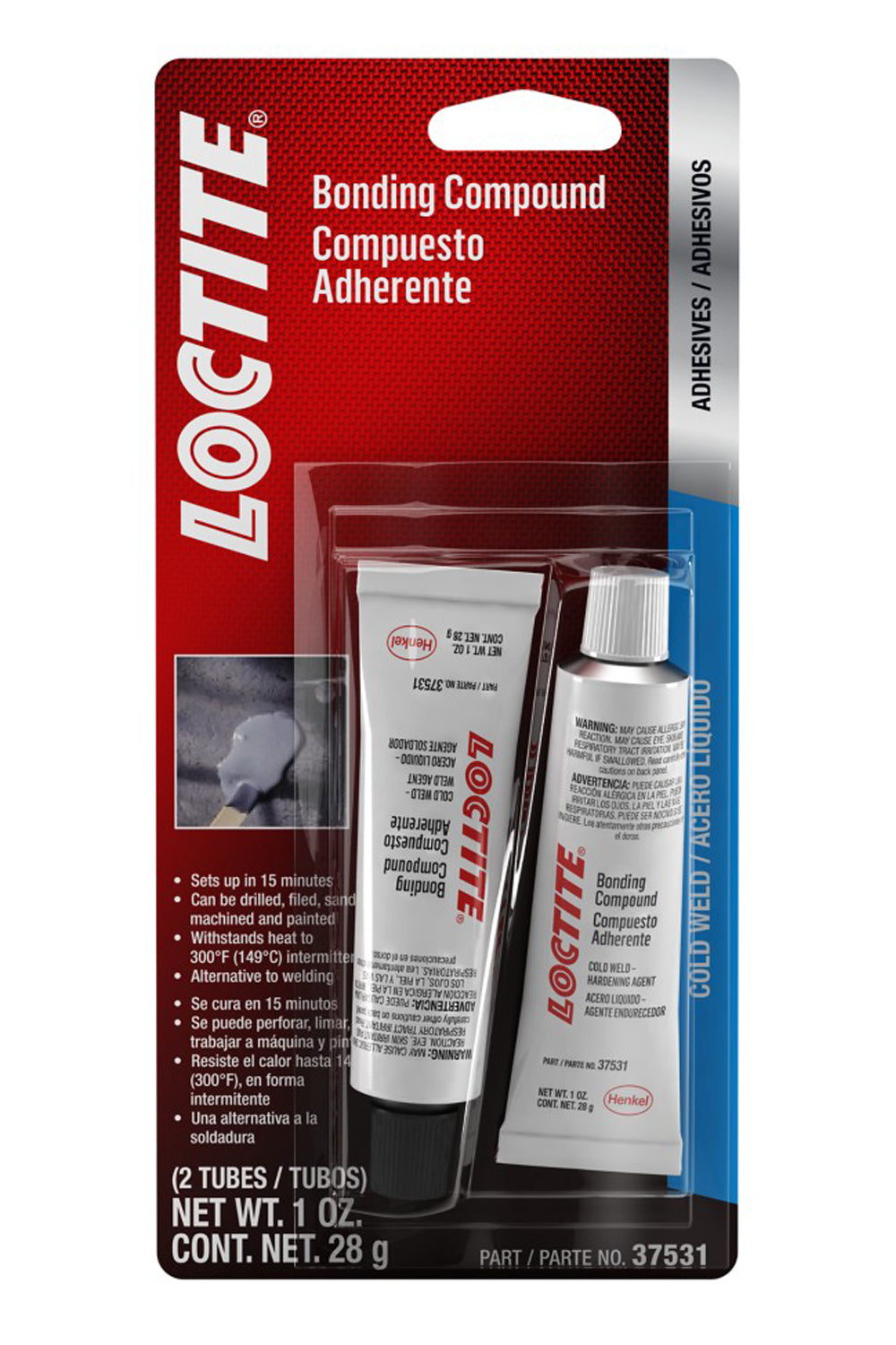 Loctite Locweld Bonding Compound 2pk 1oz Tube 495540