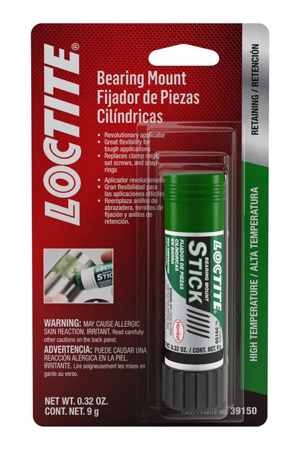 Loctite Bearing Mount Stick High Temp 9g/.30oz 640482