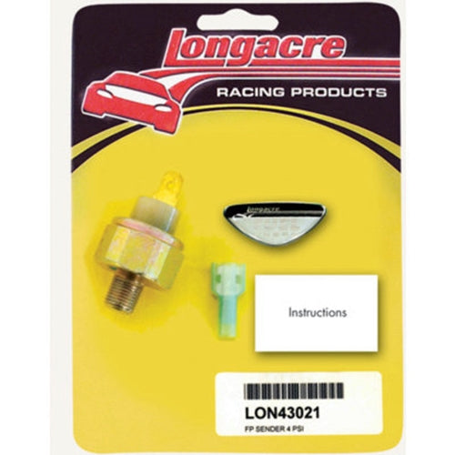 Longacre 4 psi Fuel Pressure 1/8" NPT Sender 43021