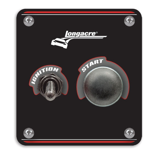Longacre Start/Ignition Panel with WP Switch Covers 52-44861