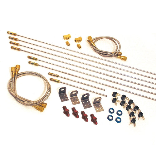 Longacre Complete Brake Line Kit - #3 AN - 52-45215