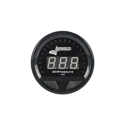 Longacre Waterproof LED Oil Pressure Gauge