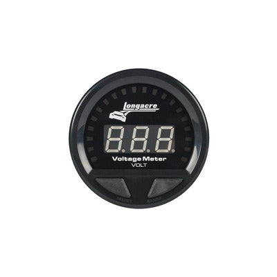 Longacre Waterproof LED Volt Gauge 8-18v