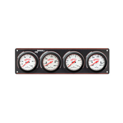 Longacre Sportsman™ Elite 4 Gauge Panel Oil Pressure, Water Temperature, Oil Temperature, Fuel Pressure