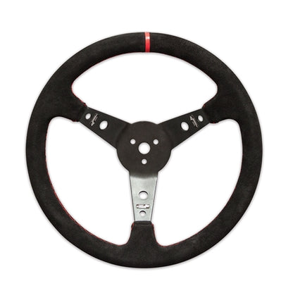 Longacre Suede Dished Steering Wheel 56797