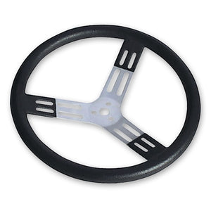 Longacre 17" Aluminum Steering Wheel - Smooth Grip 56811