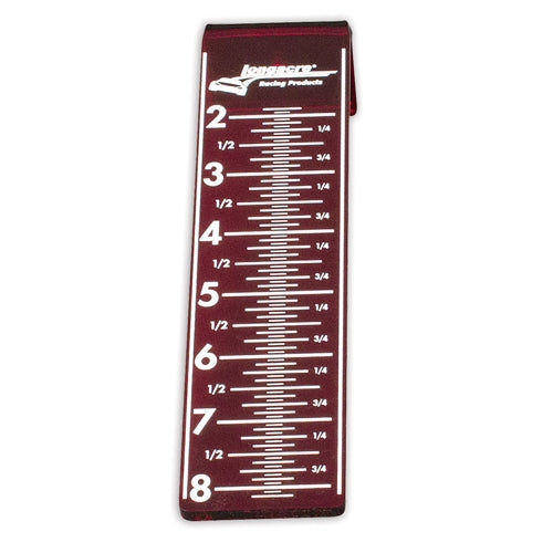 Longacre Laser Chassis Height Checker Target Only - 2" - 8" 72989