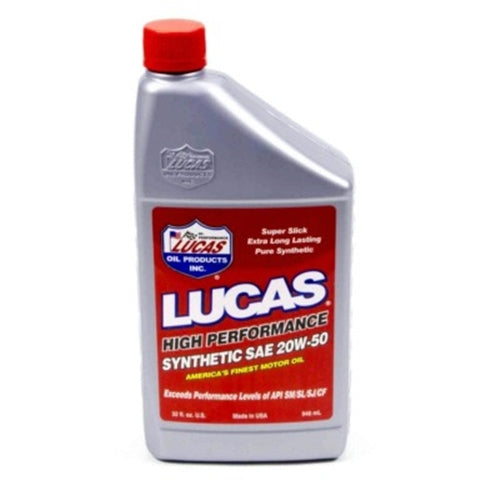 Lucas 20W-50 Synthetic Oil