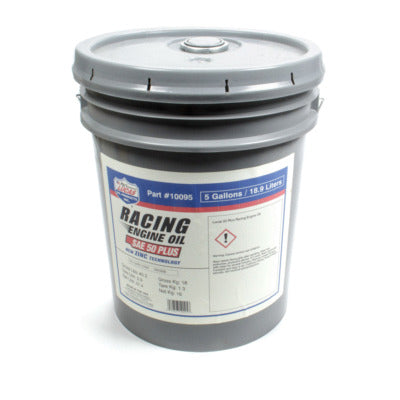 Lucas High Performance 50+ Racing Oil - 5 gallon bucket
