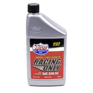 Lucas 20W-50 Semi-Synthetic Racing Only Oil