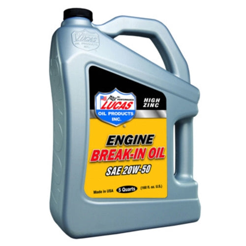 Lucas 20W-50 High Zinc Engine Break-In Oil