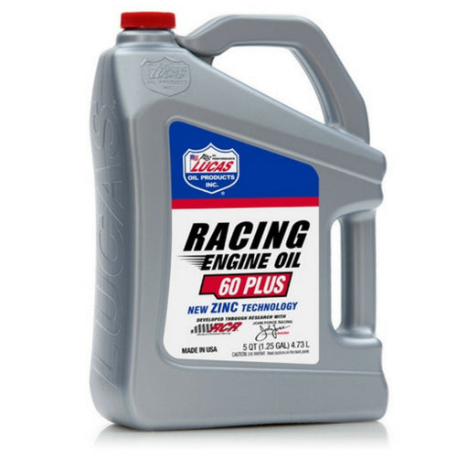 Lucas 60 Plus Racing Only Oil - 5 Gallon Bottle