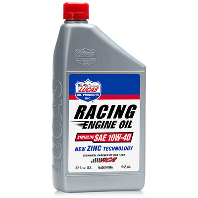 Lucas Oil 10W40 Synthetic Racing Oil 