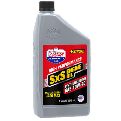 Lucas Oil Semi-Synthetic 4-Stroke SxS Engine Oil - 10W40