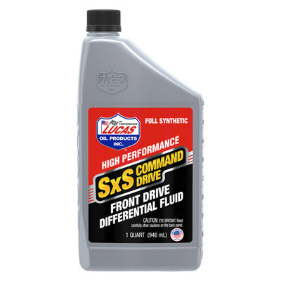 Lucas Oil Synthetic SxS Command Drive Front Drive Differential Fluid