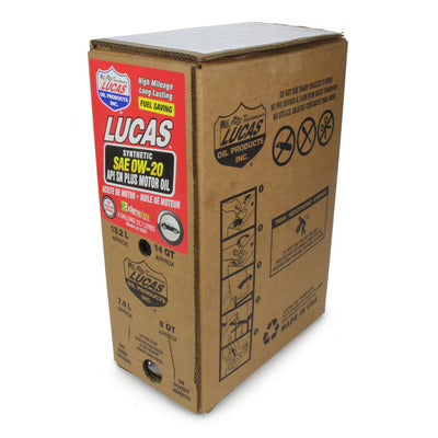 Lucas Oil 0W20 Synthetic Oil - 6 Gallon Bag in Box