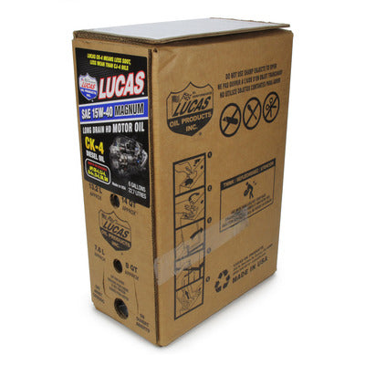 Lucas Oil 15W40 CK-4 Truck Oil - 6 Gallon Bag in Box